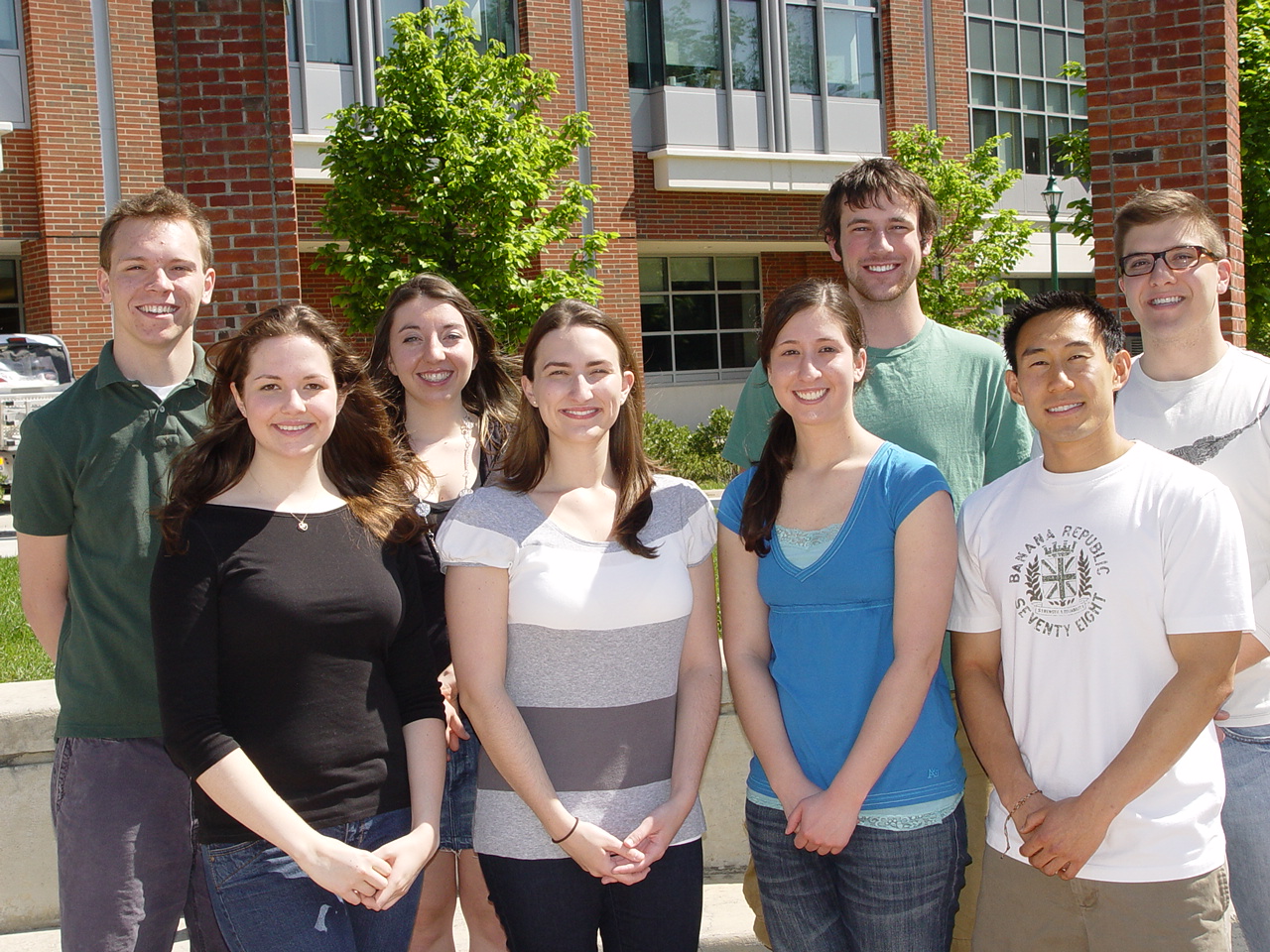 Geneseo Biochemistry Graduates, Class of 2010